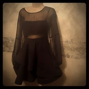Black L'ATISTE romantic dress